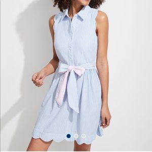 Vineyard Vines Kentucky Derby Searsucker Dress (Size 10)